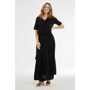 Didi - Bacio - T-shirt - Zwart - Korte Mouwen - Loose Fit