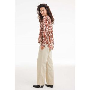 DIDI - Blouse Lola - Bruin - Crimson Print - Dames