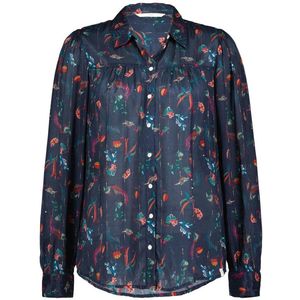DIDI - Blouse Sable Blue Splendor print - Blauw - Dames