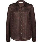 DIDI - Blouse Sable Brown - Tulip Print - Dames