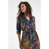 Didi - Midi Jurk - Donkerblauw