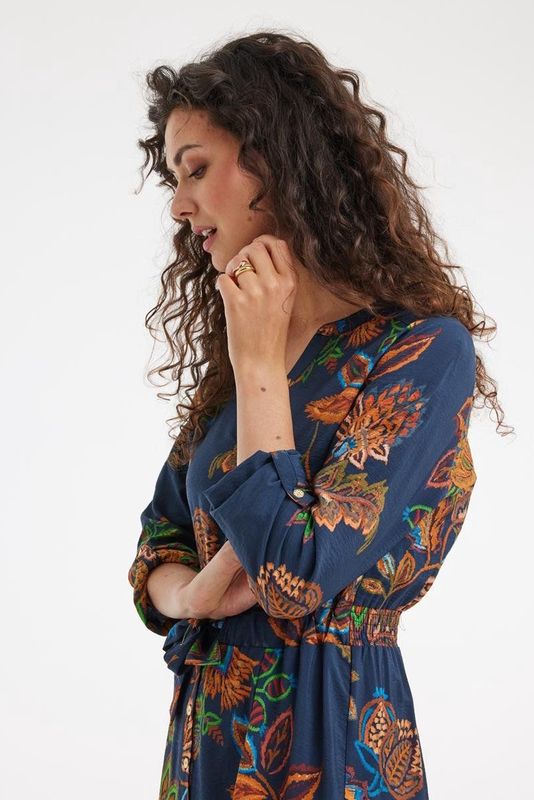 Didi - Midi Jurk - Donkerblauw