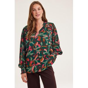 DIDI - Blouse Vienna - Bruin - Hunter Print
