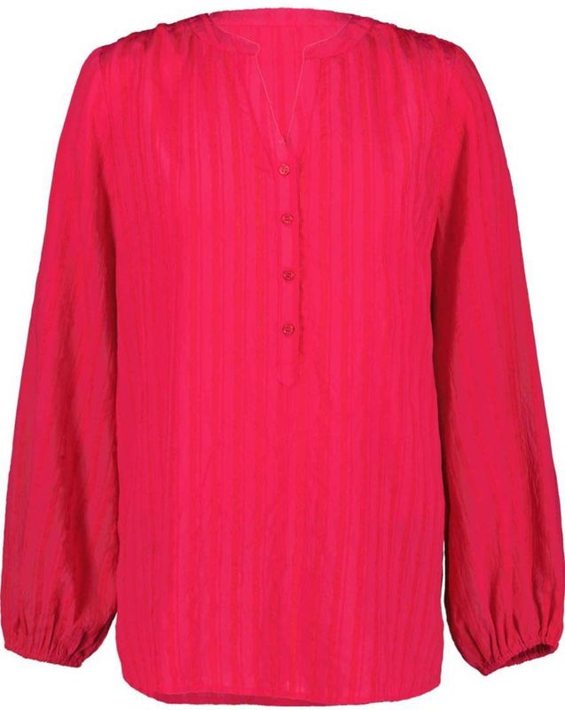 Didi - Top - Roze - V-hals - Knoopsluiting