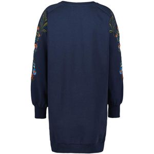 Didi - Sweat Kyra - Gebloemde Sweater - Donkerblauw