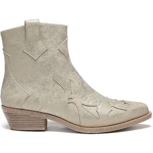 Smile Favorites - Korte Cowboylaarzen - Goud - Imitatieleer