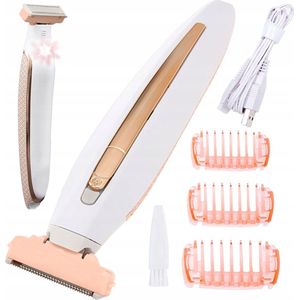 Playos® - Epilator - 3 Opzetstukken - Oplaadbaar - Met Verlichting