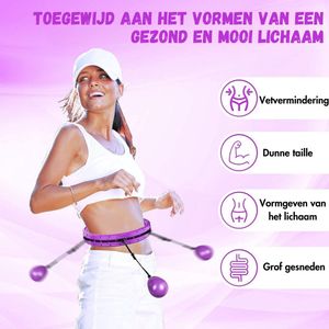 hoelahoep met gewicht-hoelahoeps-hoelahoep volwassenen-fitness-