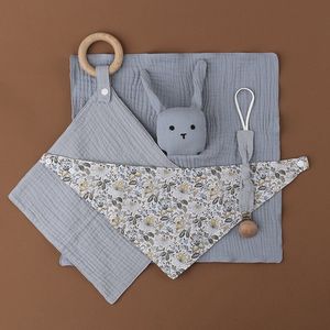 Dutsi – De Essentiële Grijs Blauw Baby Starterset – Perfect voor Nieuwe Ouders