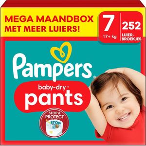 Pampers - Baby Dry Pants - Maat 7 - Mega Maandbox - 252 stuks - 17+ KG