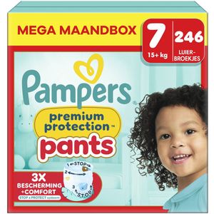 Pampers - Premium Protection Pants - Maat 7 - Mega Maandbox - 246 stuks - 17+ KG