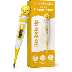 Babydrogist - Digitale Baby Thermometer - Eend - Flexibele Tip - Rectaal, Oksels & Oraal