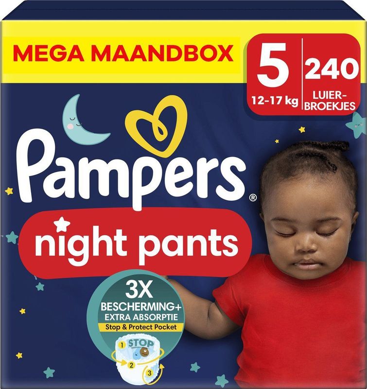 Pampers - Night Pants - Mega Maandbox - 240 Stuks