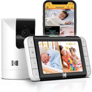 Luxe babyfoon met camera - baby monitor - met app - beweginssensor