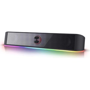 Soundbar met dynamische lichtbalk - touch - audiolicht - achtergrondverlichting met volumeregeling