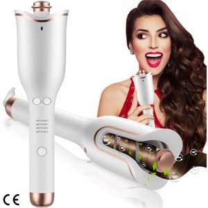 Luxe Automatische Krultang - Grote Krullen, 4 Temperaturen, 15 Seconden Snel Opwarmen, Dubbele Haarbescherming en Negatieve Ionen - Inclusief Hoogwaardige Geschenkdoos