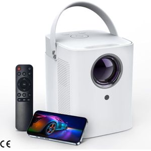 Draagbare Miniprojector - 5G WiFi en Bluetooth, ondersteunt 1080P, 4D Keystone Correction, compatibel met smartphone, TV Stick, Android, iOS, Xbox, PS5