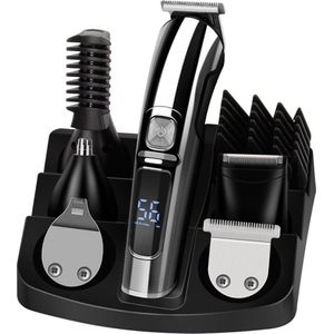 Tondeuse Mannen - Haartrimmer Hoofdhaar Draadloos 11 in 1 - Multifunctionele Bodygroomer Waterbestendigd IPX7