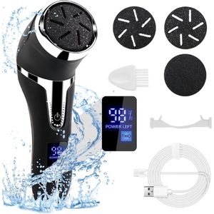 Elektrische Eeltverwijderaar - Zwart - Met Stofzuigsysteem - Oplaadbaar - LED-Display