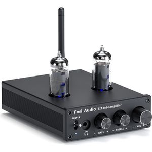 Bluetooth Tube Versterker - Hoofdtelefoonversterker - Zwart - Stereo Ontvanger 2 Kanaals Klasse D