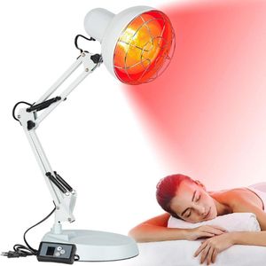 Infraroodlamp - Verstelbaar - Verwarmd 150W - Roodlicht Therapie - Infrarood Verwarmingslamp