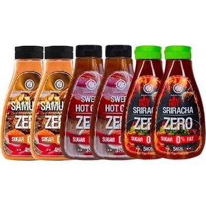 Rabeko | Saus Hot Mix | 6 x 350 ml