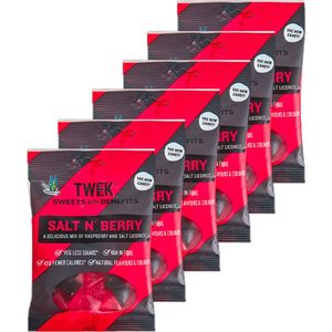 TWEEK | Sweets | Salt N' Berry | 6 Stuks | 6 x 80 gram