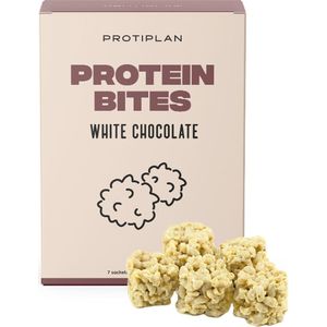 Protiplan | Mini Witte Chocolade Krispies | 7 x 24 gram | Low carb snack | Snel afvallen zonder hongergevoel!