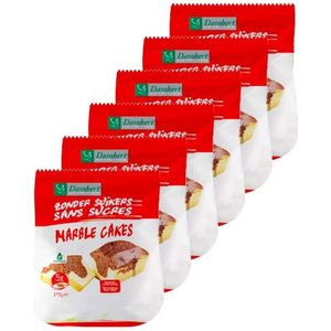 Damhert | Zonder Suikers | Marmer Cakes | 6 stuks | 6 x 175 g