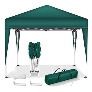 Partytent - Partytenten - Paviljoen 3x3 - Opvouwbaar en Easy Up - Weerbestendig - Waterdicht Dak - Groen