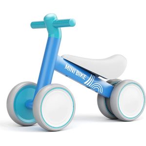 Loopfiets - Buitenspeelgoed - Kinderloopfiets - Blauw - 1 Jaar