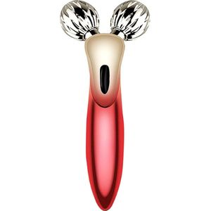 Gezichtsroller - Elektrische Jade Roller - Gezichtsmassage - Lichaamsmassage - Kaaklijn Roller - Massage - Rood