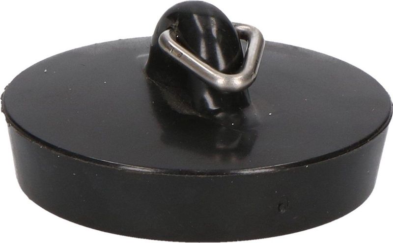 CHPN - Grootsteendop - Gootsteendop - Stop - Gootsteen afsluiten - Plug - Zwart - Universeel - 50MM
