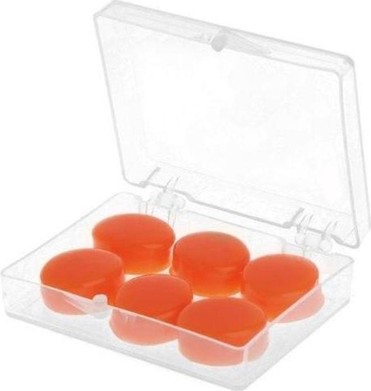 CHPN -Oordoppen Neusklem - Oordoppen - Kneedbaar - 3 paar -Oranje - Universeel - Flexibel - in ene opbergdoosje
