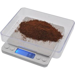 CHPN -Mini weegschaal - Pocket weegschaal - Scale - 0,1gram/2KG - Universeel - Keukenaccessoire - Wegen - Precisie - Met afneembare kom