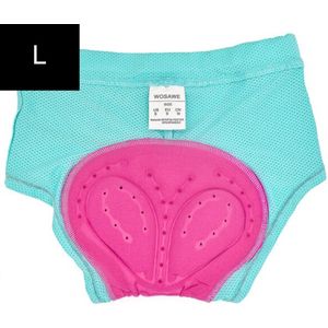 CHPN - Fietsbroek - Zeembroekje - Fiets ondergoed - Met zeem - L - Valt klein - Unisex - Onderbroek voor fietsen - Fietsshort - Bilpijn bij fietsen - Mintgroen