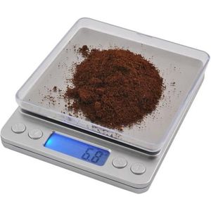 CHPN - Weegschaal - Mini weegschaal - Precisie eenschaal - Digitaal - Mini - Keukenweegschaal~Precisie- Postweegschaal - Zeer secuur - 0,1/2000 gram