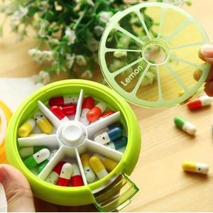 CHPN - Pillendoosje - Oranje - 7-dagen - Reisdoosje voor Medicijnen