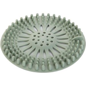 CHPN - Afvoerzeef - Zeefje voor afvoer - Afvoerfilter - Groen - Silicone Afvoerstop voor Keuken en Badkamer - Anti-Haar - Anti-Verstopping - Ontstopper -Gootsteen Zeef