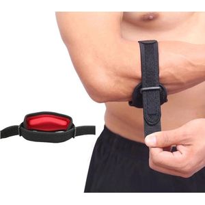 CHPN - Tennisarm bandage - Elleboog ondersteuning - Tennisarm brace - Golfarm - Verstelbaar - Zwart - Elleboogpijn - Pijn aan elleboog