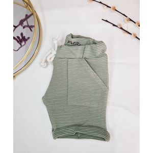 Kreta Olive groen baby shorts - verstelbare koord | Korte broekjes | PETITE EvelinaApparel