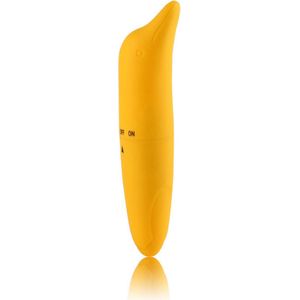 Mini Dolfin Vibrator I Mini Vibrator I Vibrator voor Vrouwen I Clitoris en G Spot Stimulatie I Dolfijn I Oranje