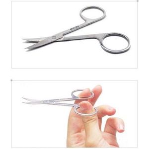 Gebogen Tip Nagelriemknipper & Kinder Nagelschaar In 1 I Nagelriemschaar I Nagelschaartje I Dode Huid Verwijd raar I Ergonomisch I RVS I Zilver