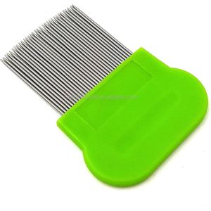 Luizenkam I Luizenborstel I Vlooienkam I Neten Kam I Luizen Verwijderaar I RVS Borstels I Kunststof Vat I Willekeurige Kleur