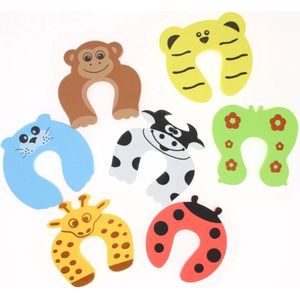 Deurstoppers Dier I Baby En Kind Deurbeschermers I Deurbescherming I Foam / Schuim I Dieren Deurstopper I 4 Stuks