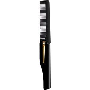 Inklapbare Baardkam & Snorkam I Beard Comb I I Baardverzorging I Baard Styling Tool I Zwart