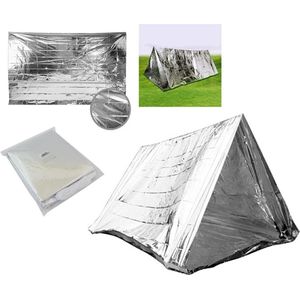 Lichtgewicht Noodgeval Tent I Emergency Tent I Survival Tent I Zilver I 250 x 110 CM