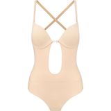 Bye Bra - Low Back Sensual Bodysuit - Beige - Corrigerende Body