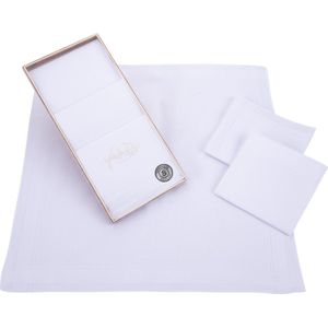 Sorprese Zakdoeken Heren - 3 Zakdoeken - Katoen - Cadeau voor Man - Model 7