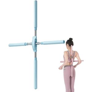Yoga Stick - Yoga - Stretcher - Postuur Corrector - Posture Corrector - Blauw - Rug Kraker